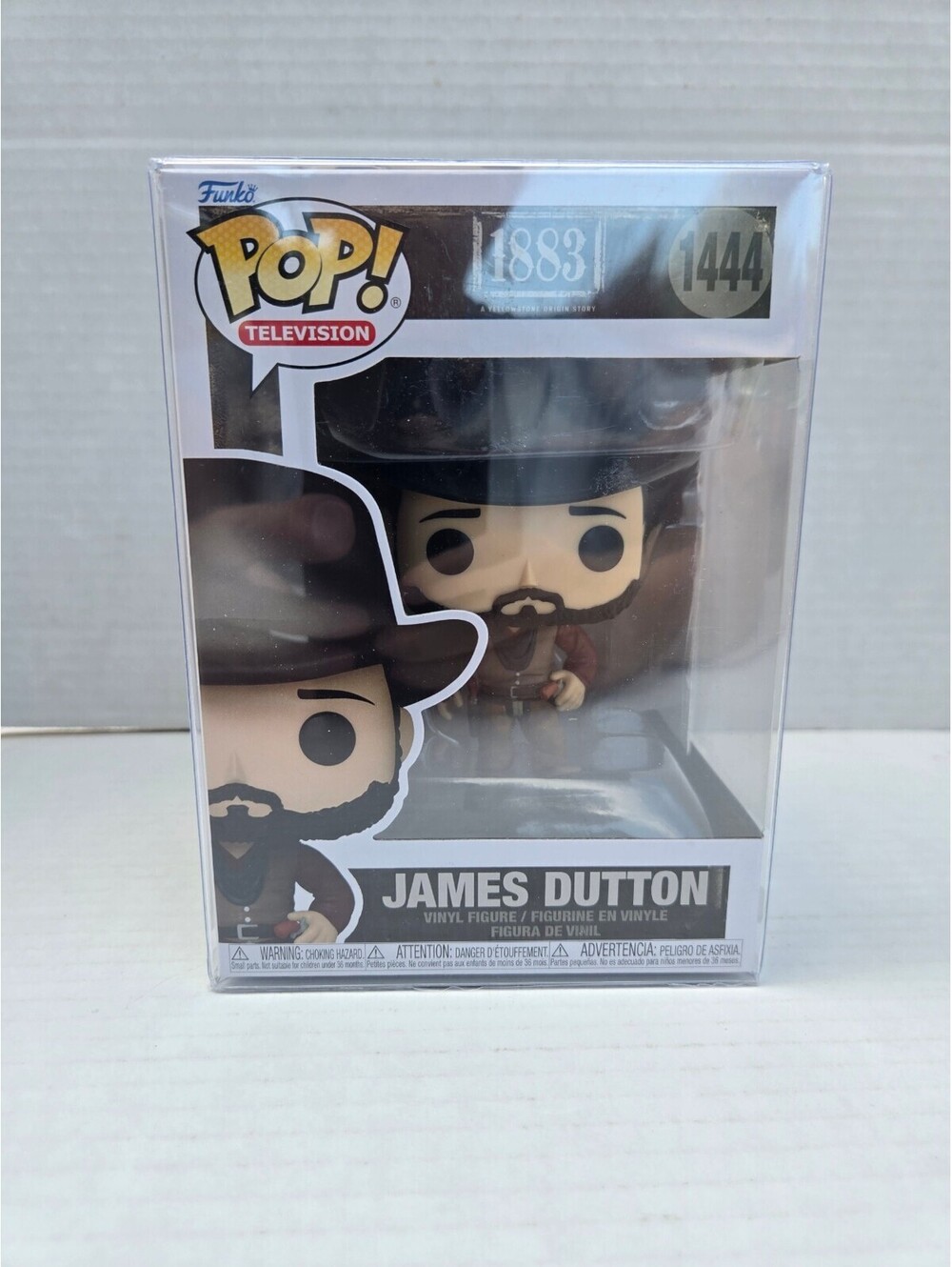 Funko Pop! Television 1883 James Dutton Vinyl Figure #1444 - Very Good Condition